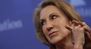 WASHINGTON, DC - DECEMBER 18:  Carly Fiorina, former CEO of the Hewlett-Packard Company, speaks at the Heritage Foundation December 18, 2014 in Washington, DC. Fiorina joined a panel discussion on the topic of 